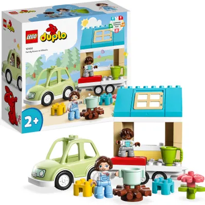 Obrázek produktu pro LEGO DUPLO Pojízdný rodinný dům, Sada na stavění, 2 rok/roky, Plast, 31 kusů, 692 g