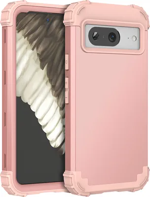 Immagine prodotto di Custodia per Google Pixel 8 Hybrid 3in1 PC e TPU antiurto, custodia resistente oro rosa
