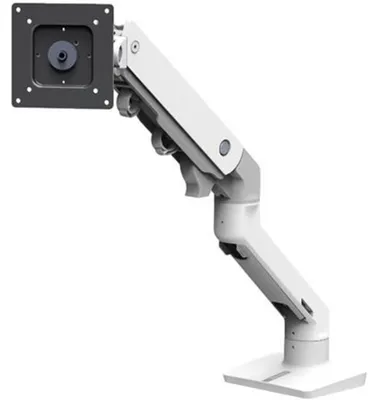 Produktbild von Ergotron HX - Befestigungskit (Monitorarm) - für Monitor - weiß - Bildschirmgröße: up to 124 cm (up to 49") - Schreibtisch
