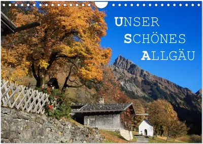 Produktbild von Unser schönes Allgäu (Wandkalender 2025 DIN A4 quer), CALVENDO Monatskalender