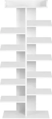 Immagine prodotto di Scarpiera - Armadio in truciolato - Bianco - 45x30x114 cm