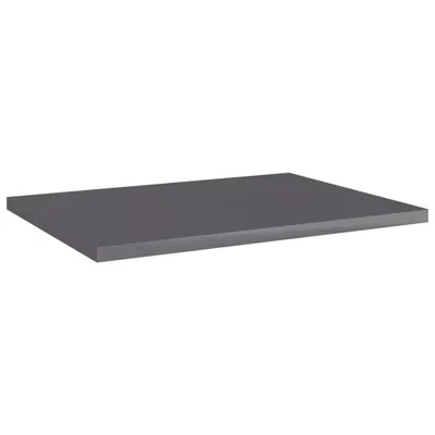 Produktbild von vidaXL Bücherregal-Bretter 8 Stk. Hochglanz-Grau 40x30x1,5 cm