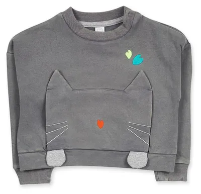 Immagine prodotto di Felpa Tuc Tuc per bambine, colore grigio, taglia 6 mesi