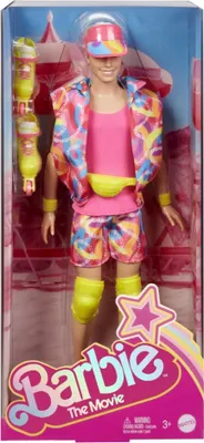 Produktbild von Barbie Ken im Film-Outfit auf Rollschuhen