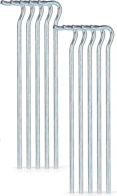 Zdjęcie produktu dla Metalowe śledzie do namiotu, 10 szt. - Stabilne na każdym terenie