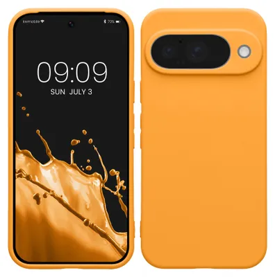 Produktbild von kwmobile Handyhülle für Google Pixel 10 Hülle - weiches Handy Silikon Case - Schutzhülle Cover - Fruity Orange