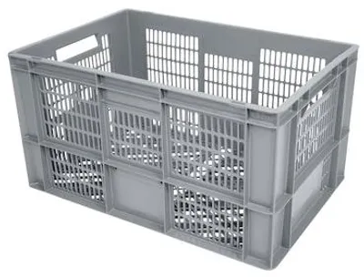 Produktbild von METRO PROFESSIONAL Eurobox, 60 x 40 x 32 cm, 60 l, Polypropylen, Kunststoff, grau