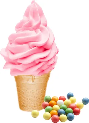 Produktbild von Kaugummi Rosa Softeis Pulver 1 kg