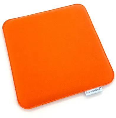 Produktbild von heimtexland ® Sitzkissen Set Filz Stuhlkissen Stuhlauflage Filzkissen Stuhl Polster Kissen Typ631 4er Set 35 x 35 cm Eckig Orange