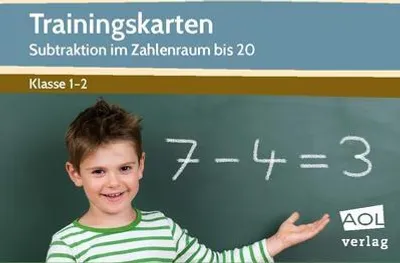 Obrázok produktu pre Trainingskarten: Subtraktion im Zahlenraum bis 20