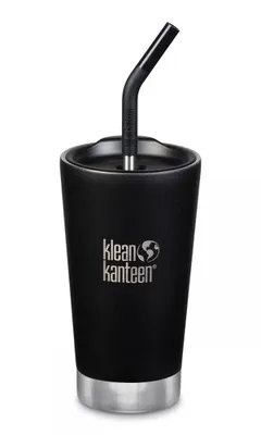 Produktbild von Klean 473ml Kanteen®Tumbler VI-SB schwarz Strohhalm