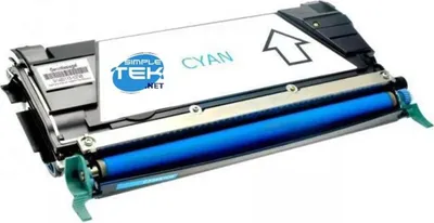 Obrázok produktu pre Kompatibilná cyanová tonera pre tlačiarne Lexmark C734, 736, 736bk, X738, X734, X736, C734a1cg