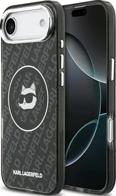 Obrázok produktu pre Puzdro na iPhone Air s logom Karl Lagerfeld IML Choupette - MagSafe - čierne