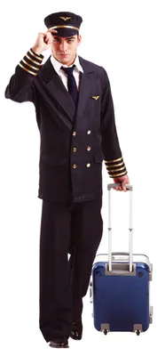 Produktbild von Pilotenkostüm Gr. M - XXXL, Größe:XXXL