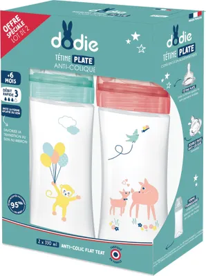 Image de Dodie - Lot de 2 bouteilles Sensation + 330ml