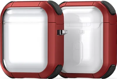 Produktbild von Mobigear Shockproof  Apple AirPods 2 Hardcase Hülle - Rot