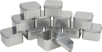 Produktbild von VBS XXL Metalldosen  "Quadratisch", 12 Stück