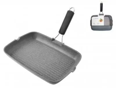 Immagine prodotto di H&H Bistecchiera Rettangolare Stone Induction In Alluminio