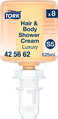 Obrázok produktu pre TORK 425662 Tekuté mydlo Hair&Body Shower Cream System S5, 525 ml