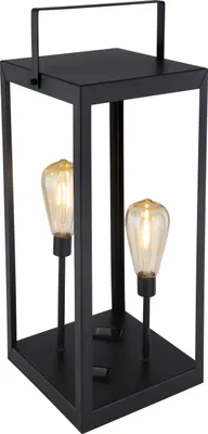 Obrázek produktu pro Globo Lighting Solární světlo kovové černé, 2x LED
