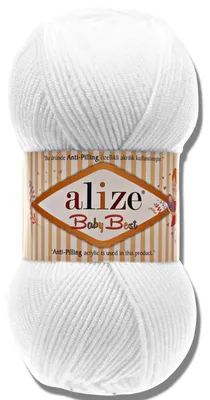 Produktbild von Alize 1x 100g Baby Best Wolle, Antipilling, Uni, Häkeln, Stricken (55)
