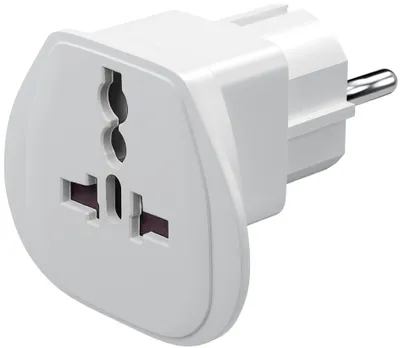 Productafbeelding van Universele reisadapter met geaard contact CEE 7/7