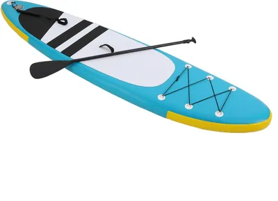Zdjęcie produktu dla Nadmuchiwana deska SUP - Kompletny zestaw - Rozmiar 305×76×10 cm - Antypoślizgowy pokład - Nośność 150 kg - Ciśnienie 12-15 PSI - Akcesoria: pompka, wiosło i płetwa - Czerwony