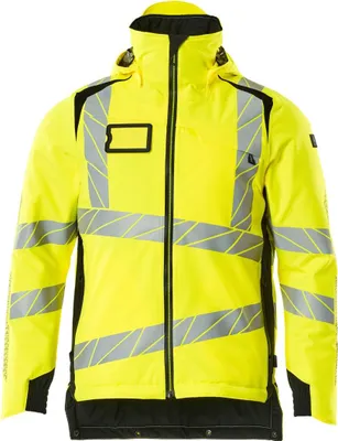 Produktbild von MASCOT 19035-449-1709-4XL, Jacke, Mann, Schwarz, Gelb, 4XL, 132 cm, Polyester