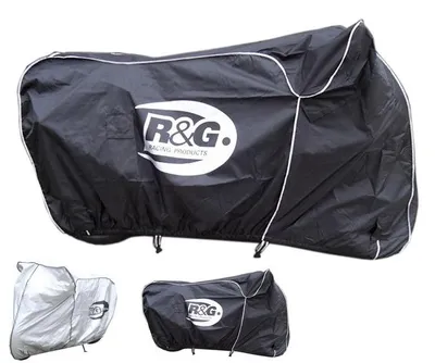 Image de Bâche R&G Racing BC0006BK pour motos sportives et naked, noire 185169