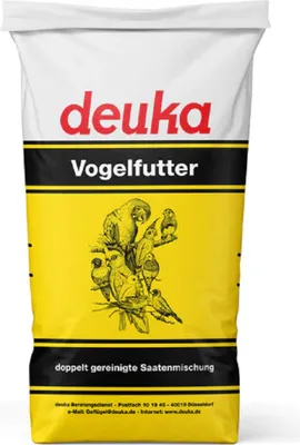 Produktbild von Deuka Exotenfutter 20 kg, kleinkörnige Saatenmischung für Zebrafinken, Kanarien, Prachtfinken