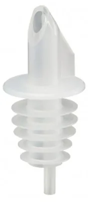 Image de BILLY - bec verseur en plastique pour bouteilles de 0,5 à 1,5 litre - transparent - avec 5 lamelles