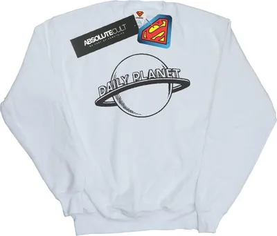 Produktbild von DC Comics - "Daily Planet" Sweatshirt für Herren BI44613 (L) (Weiß)