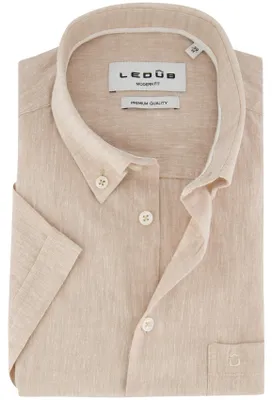 Produktbild von Overhemd Ledub Modern Fit beige gemêleerd