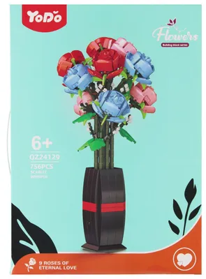 Immagine prodotto di Blocchi da costruzione "Fiori" - 756 pezzi - MEGA CREATIVE