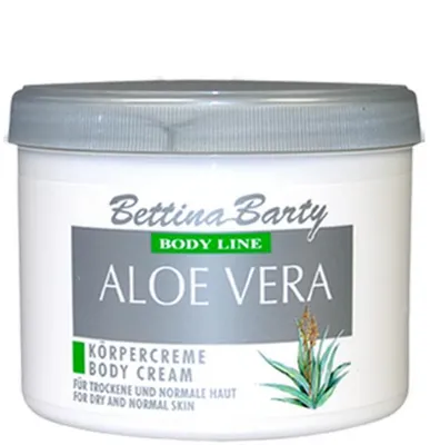 Produktbild von Bettina Barty Aloe Vera, Creme, Nährend, Schutz, trockene Haut, normale Haut, 500 ml, Topf, Deutschland