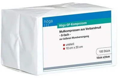 Immagine prodotto di Höga compresse chirurgiche 10x20cm non sterili 100 pz