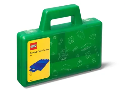Immagine prodotto di LEGO 40870003 LEGO SORTING CASE TO GO, verde-trasparente