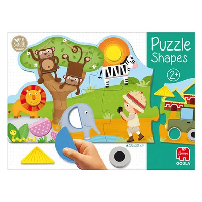 Produktbild von Goula - Formenpuzzle, 19 Stück(e), Cartoons, 2 Jahr(e)