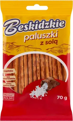 Image de Beskidzkie Paluszki avec sel 70 g x 45 pièces