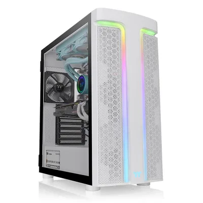 Image de Thermaltake Tt H590 TG ARGB Snow White CA-1X4-00M6WN-00