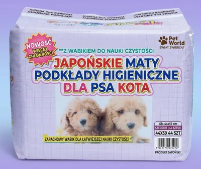Produktbild von Saugfähige Trainingsunterlagen für die Stubenreinheit von Hunden, 44 × 59 cm, 44 Stück