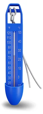 Produktbild von Pool Thermometer 25 cm Schwimmbad Poolthermometer Wassertemperatur
