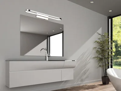 Produktbild von TRIO-Leuchten Wandleuchte GIANNI BHT 60x8x15 cm silber Wandlampe