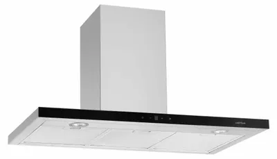 Image de Hotte décorative murale 90cm 636 m3/h inox - Airlux - AHBS960SS -