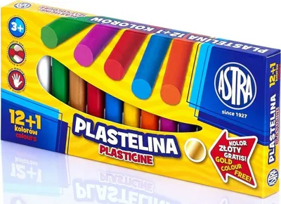 Zdjęcie produktu dla ASTRA Plastelina 13 kol. - Kreatywna zabawa w kolorach, modeluj bez ogranicze!