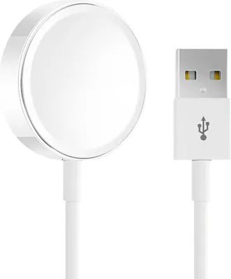 Image de Avizar, câble de charge (1 mètre) pour Apple Watch, blanc
