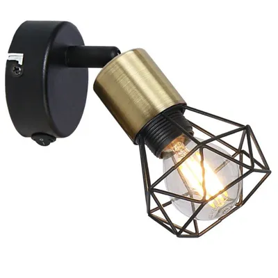 Immagine prodotto di GLOBO Lampada da parete per interni con interruttore Lampada da parete Faretto da parete Lampada da lettura 54802S-1AB