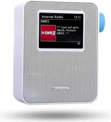 Produktbild von BLAUPUNKT PIB 100 WH Steckdosen Internetradio, WLAN Empfang, Steckdosenradio mit Bluetooth, Wecker, weiß