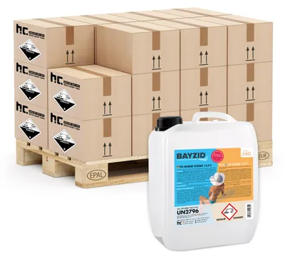 Produktbild von 48x5 kg BAYZID® pH Minus flüssig ph-Wert Senker 14,9% für optimales Poolwasser