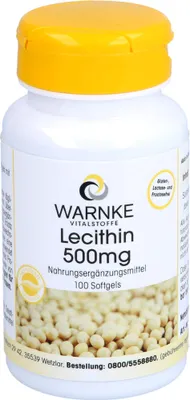 Zdjęcie produktu dla Lecytyna 500 mg kapsułki 100 kapsułek